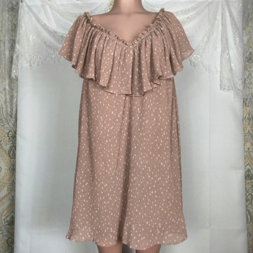 C'isa Romper Dress Sand Rose Size L